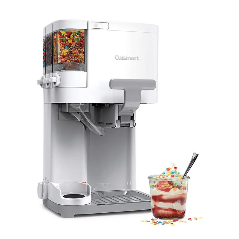 Máquina de Sorvete e Gelato Cuisinart 2.5 Litros + Brinde Livro com 60 Receitas de Gelato Italiano (QUEIMA DE ESTOQUE)