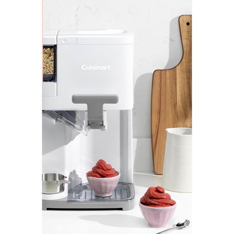 Máquina de Sorvete e Gelato Cuisinart 2.5 Litros + Brinde Livro com 60 Receitas de Gelato Italiano (QUEIMA DE ESTOQUE)