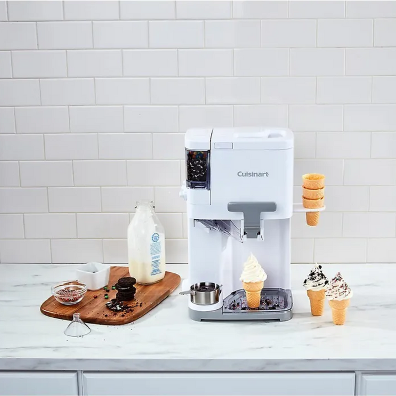 Máquina de Sorvete e Gelato Cuisinart 2.5 Litros + Brinde Livro com 60 Receitas de Gelato Italiano (QUEIMA DE ESTOQUE)