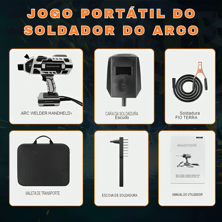 SparkPro™ – Mini Soldador Profissional Portátil 5 em 1