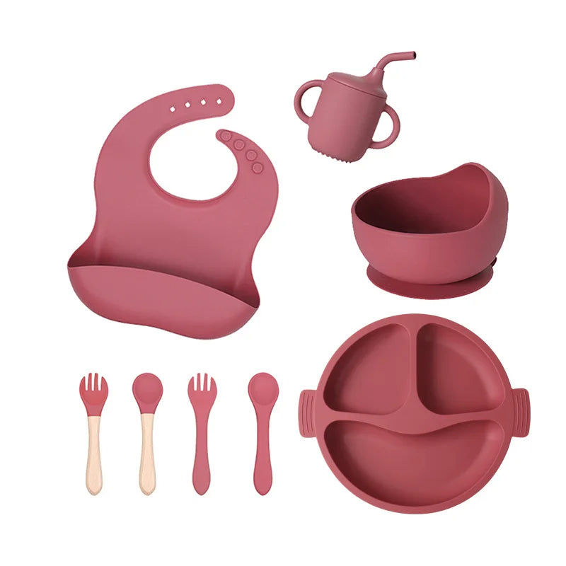 Kit Introdução Alimentar para Bebês - 4 Peças em Silicone