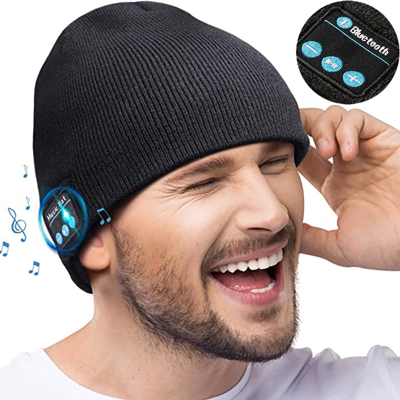 Gorro com fone bluetooth