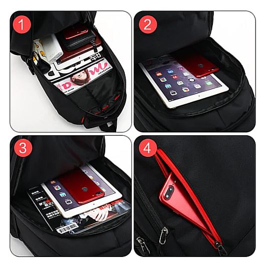 Mochila Masculina para Notebook Com USB