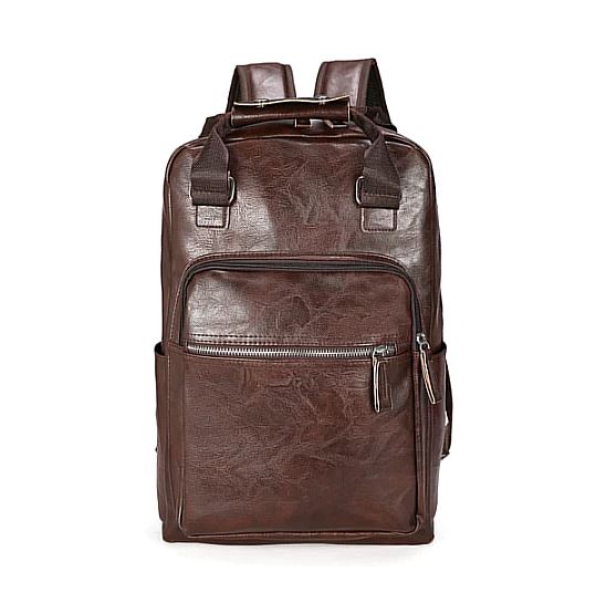 Mochila de Couro Casual - Carry