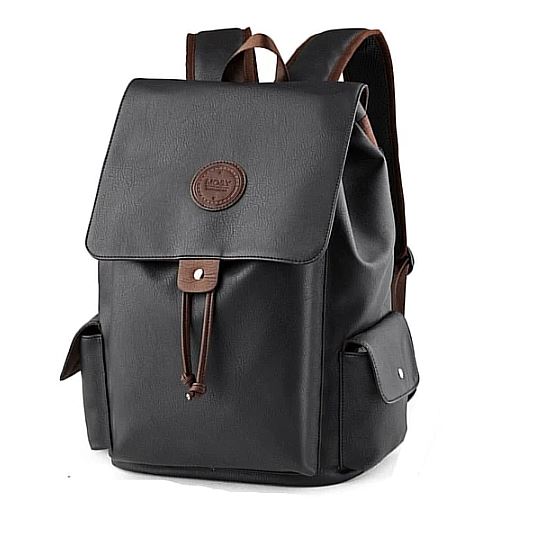 Mochila de Couro Masculino -  Casual Chic