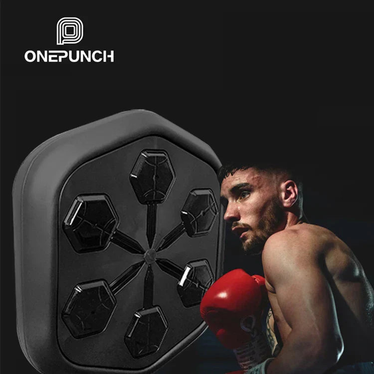 One Punch® + Brinde -  Máquina de Boxe Musical Inteligente