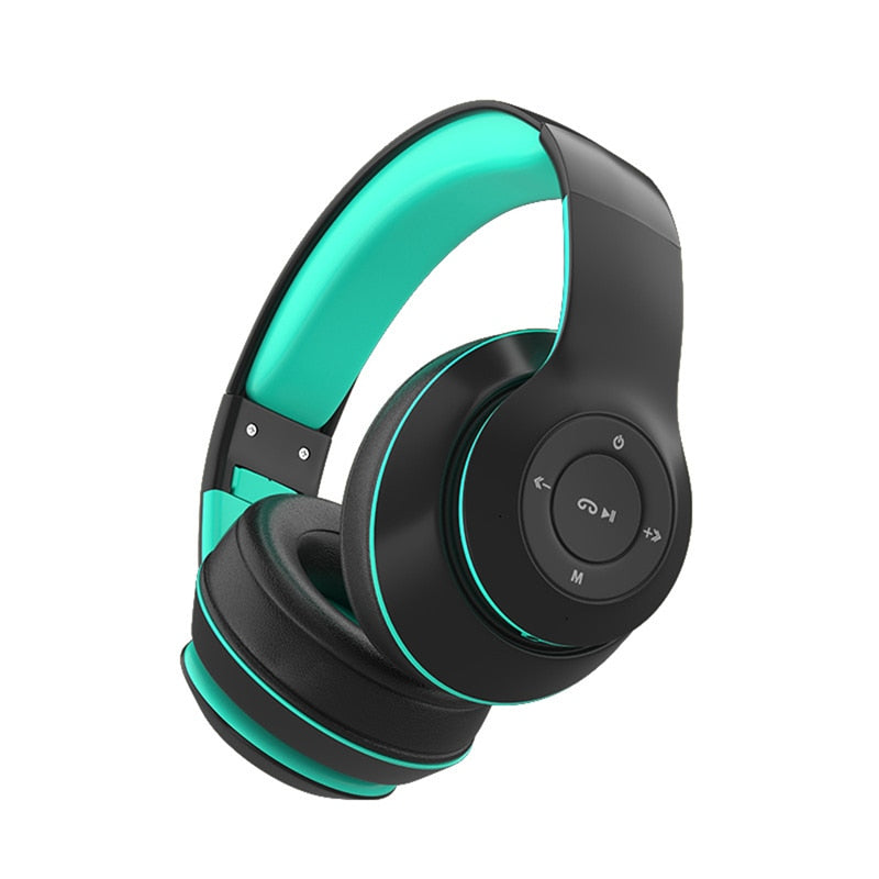 Headphone Bluetooth Dobrável Sem Fio Com Microfone