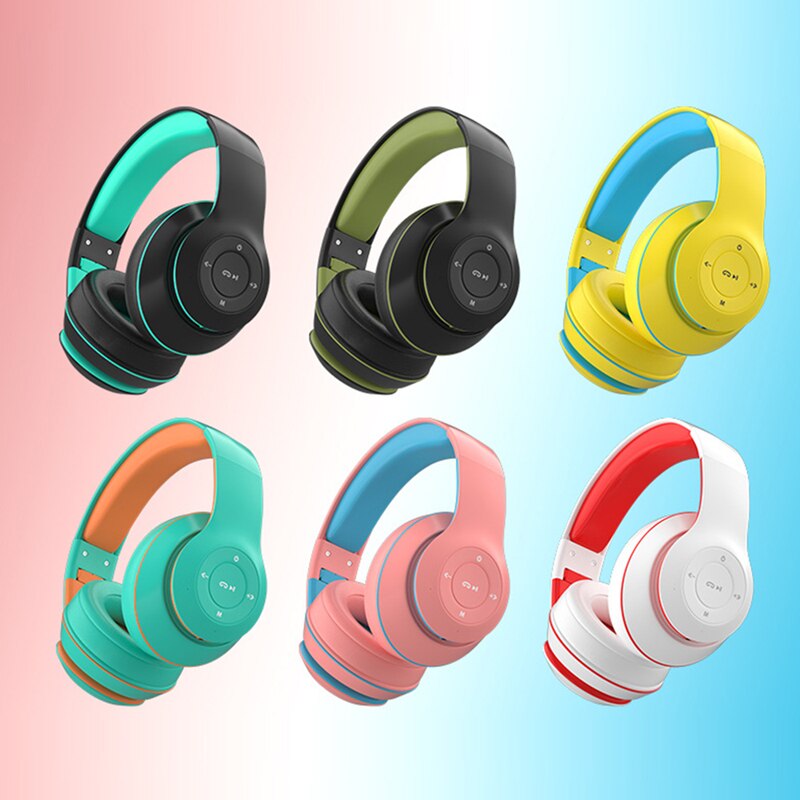 Headphone Bluetooth Dobrável Sem Fio Com Microfone