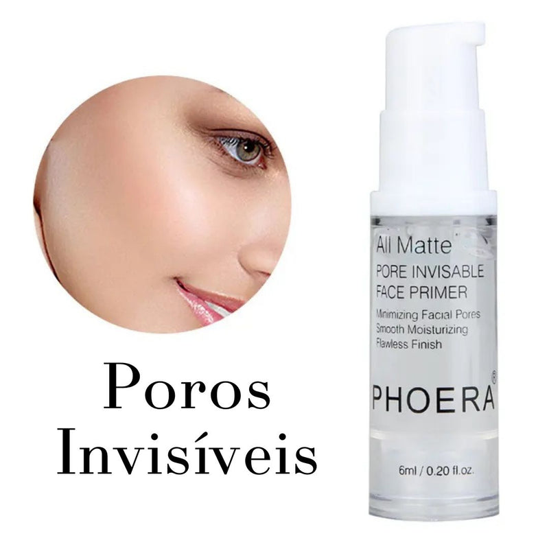 Primer Facial Phoera All Matte - Poros Invisíveis.