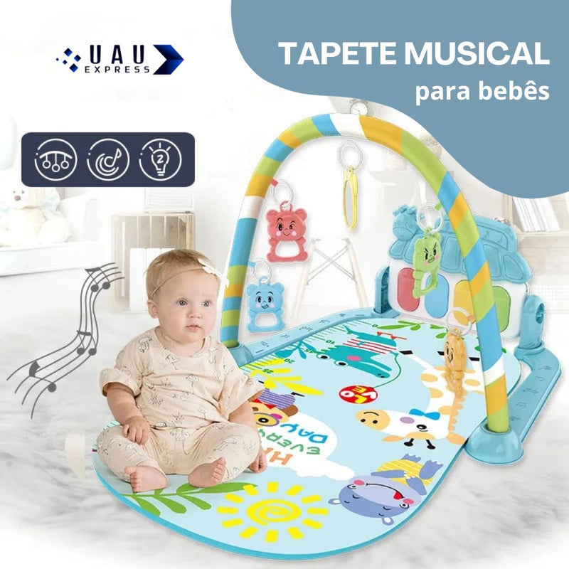 Tapete Musical de Atividades para Bebês - Estimule o Desenvolvimento e a Diversão!